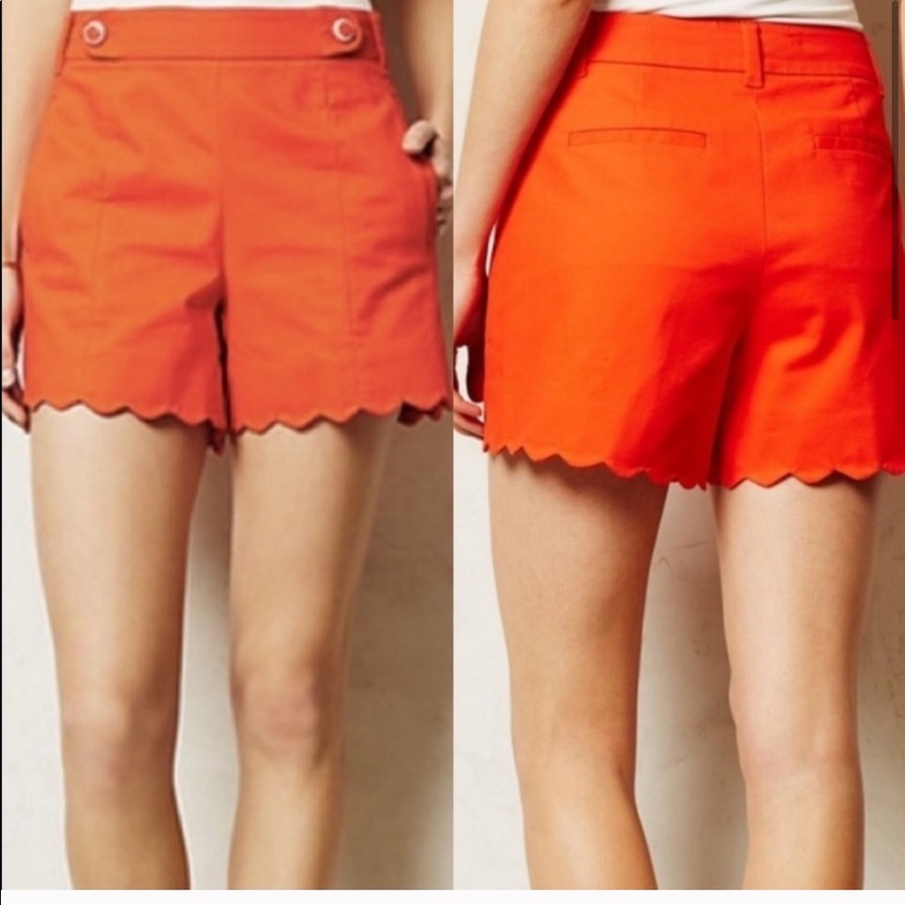 ❄️Anthropologie• Cartonnier Scallop ahem Shorts